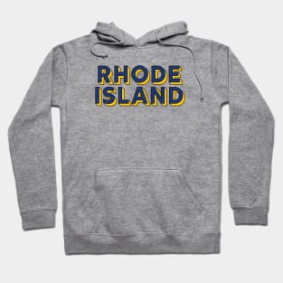 Rhode Island Flag Colors Hoodie